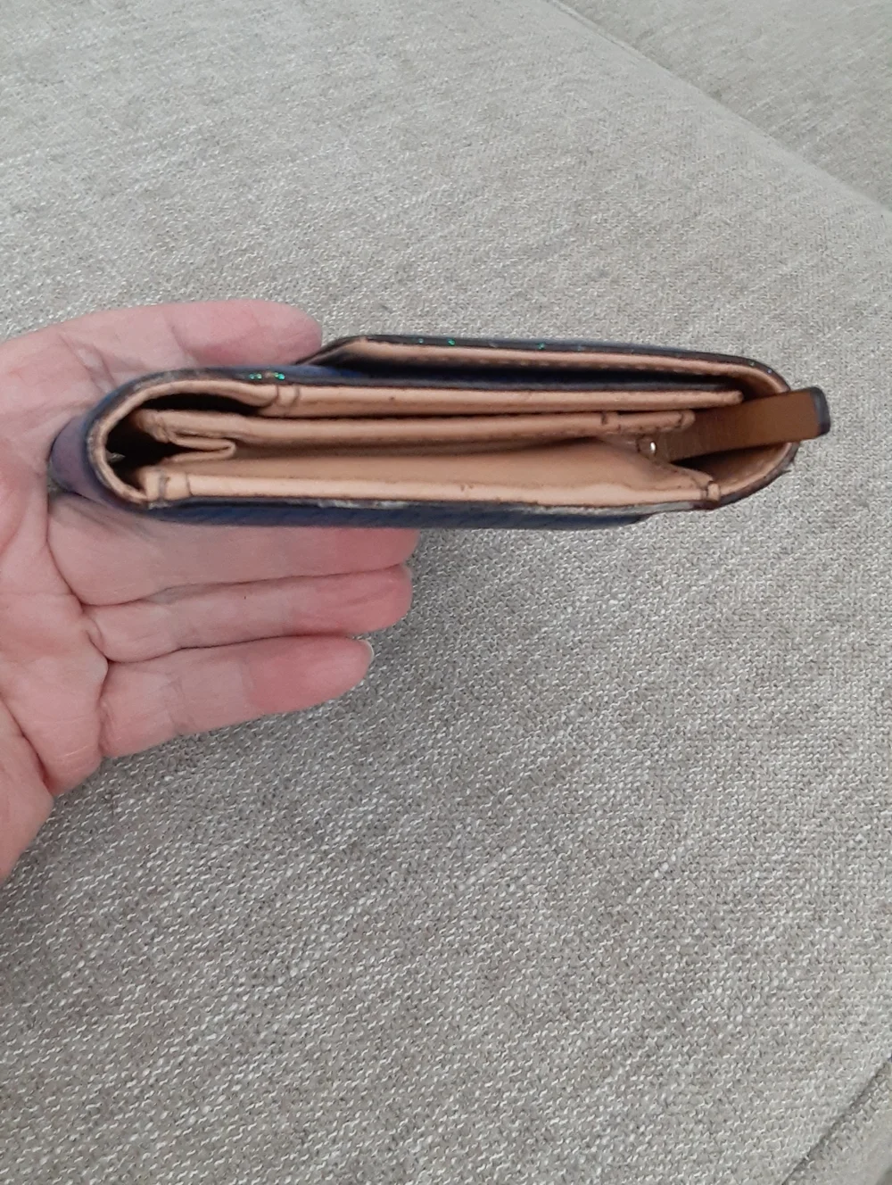 Kate Spade Blue Leather Wallet , Women's Clutch